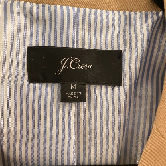 J. Crew Tan Women's Blazer - Size M - Picture 3 of 8